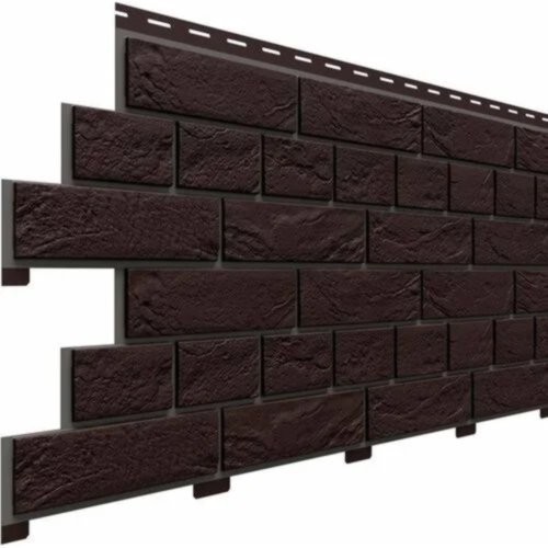 Фасадная панель Доломит Кирпич Славянка Коричневый  купить в Котласе