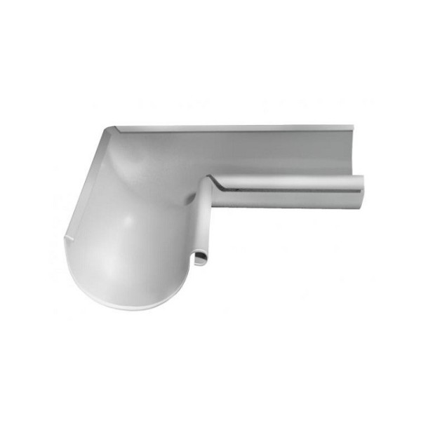 Водосток Grand Line 150x100 – Угол внутренний 90° RAL 9003 купить в Котласе