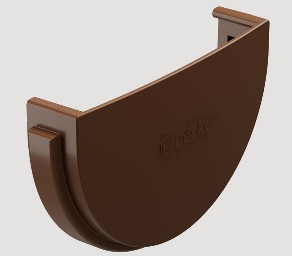 Заглушка желоба ПВХ Docke STANDART Светло-коричневый купить в Котласе