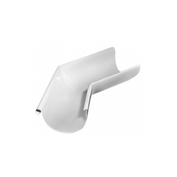 Водосток Grand Line 150x100 – Угол наружный 135° RAL 9003 купить в Котласе