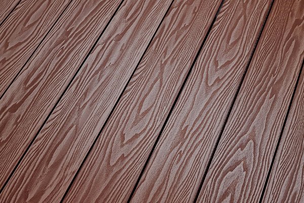 Террасная доска из ДПК Terrapol Смарт 3D Полнотелая с пазом Орех Милано купить в Котласе