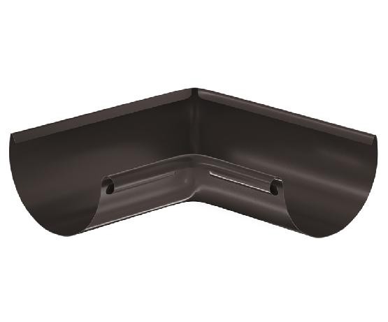Водосток Aquasistem, система 125x90 - Угол желоба, внутренний 90° RR 32 Тёмно Коричневый купить в Котласе