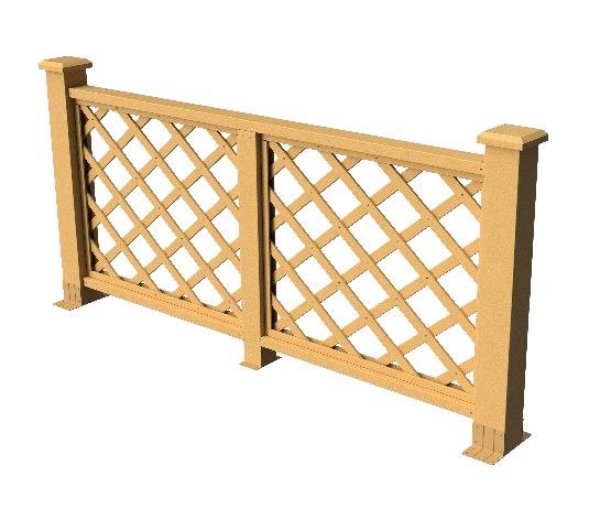 Ограждения декоративное ДПК GRINDERDECO Ламбет песчаник купить в Котласе