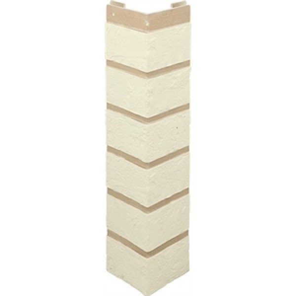 Наружный угол кирпич (белый), 0,47 х 0,1м 1 купить в Котласе