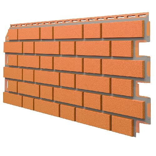 Фасадные панели ТЕХНОНИКОЛЬ Оптима Клинкер Красно-коричневый купить в Котласе