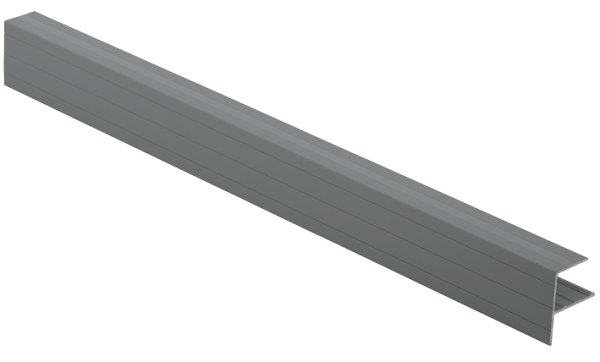 F-профиль Grinder закрывающий серый купить в Котласе