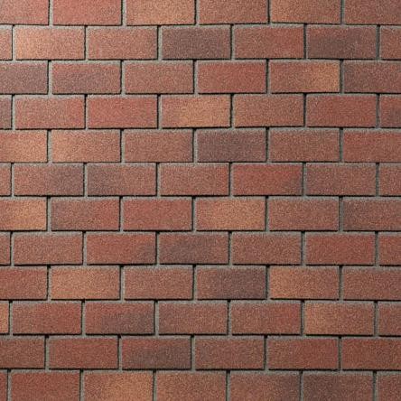 Фасадная плитка битумная, Технониколь HAUBERK кирпич Терракотовый купить в Котласе