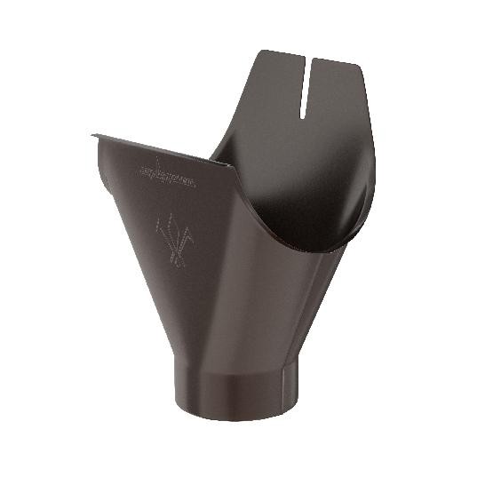 Водосток Aquasistem, система 125x90 - Воронка желоба RR 32 Тёмно-Коричневый купить в Котласе