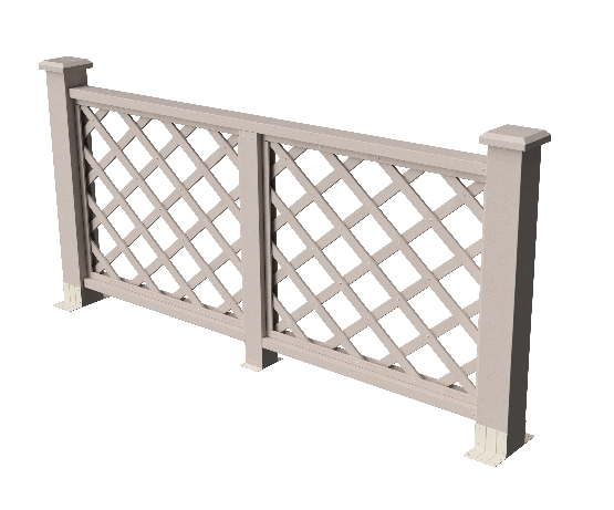 Ограждения декоративное ДПК GRINDERDECO Ламбет выбеленый дуб купить в Котласе