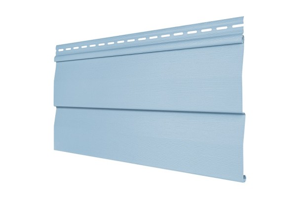 Виниловый сайдинг Tecos - корабельный брус, голубой купить в Котласе