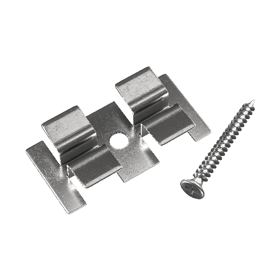 Клипса с саморезом, Grinder шовный монтаж 5 mm купить в Котласе