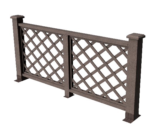 Ограждения декоративное ДПК GRINDERDECO Ламбет венге купить в Котласе