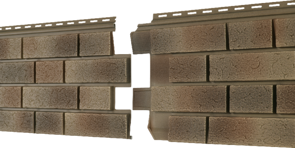 Фасадная панель Ю-пласт Стоун Хаус S-Lock Клинкер Нордик песок купить в Котласе