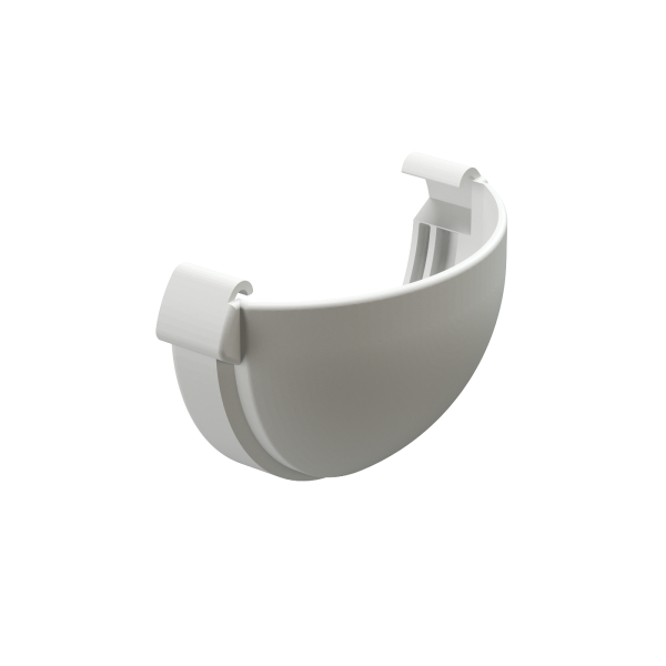 Заглушка желоба Docke Lux ПВХ Пломбир купить в Котласе