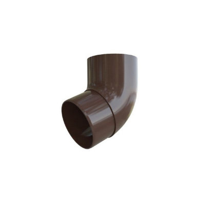 Водосток Альта-Профиль ПВХ – Колено 45 (коричневый)