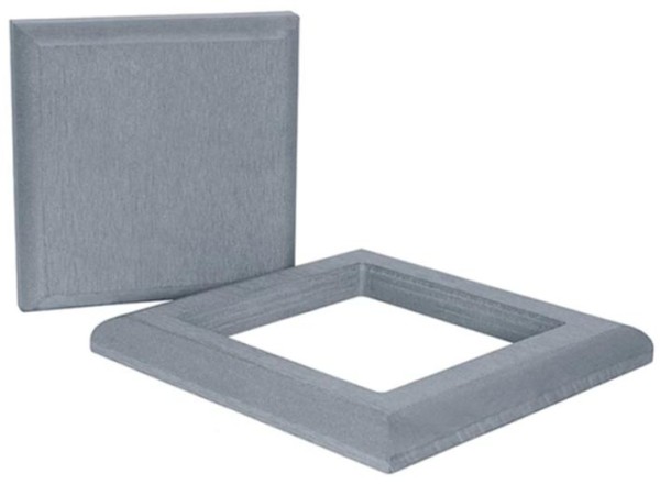 Комплект крышка и юбка ДПК для столба Polivan SINGARAJA серый купить в Котласе