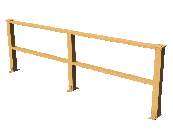 Ограждения декоративное ДПК GRINDERDECO Ковбойская изгородь песчаник купить в Котласе