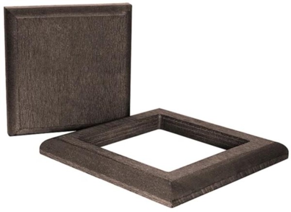 Комплект крышка и юбка ДПК для столба Polivan SINGARAJA темно-коричневый купить в Котласе