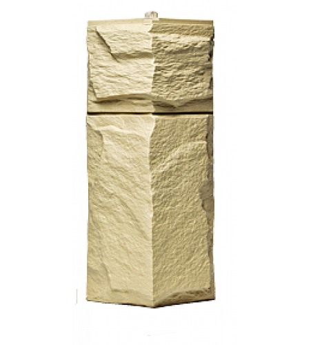 Угол T-Сайдинг-Гранит Леон Желтый купить в Котласе