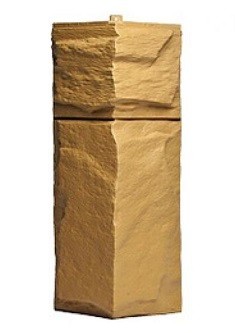 Угол T-Сайдинг-ЭКО-1 Гранит Леон - Крем купить в Котласе