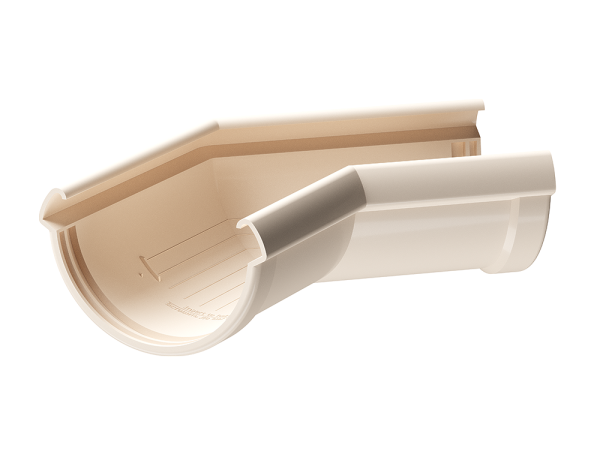 Угол желоба 135° Docke Lux ПВХ Латте купить в Котласе