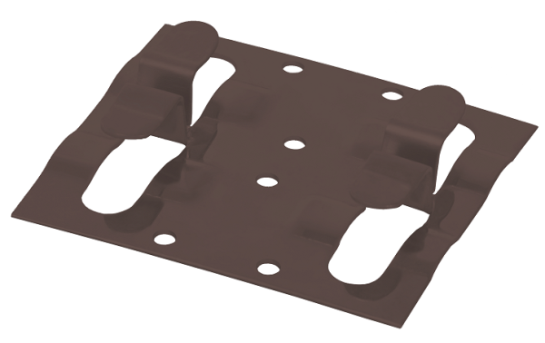 Кляймер рядный Grinder для монтажа наличника коричневый купить в Котласе