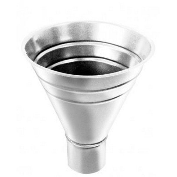 Водосток Grand Line 125x90 – Воронка водосборная RAL 9003 купить в Котласе