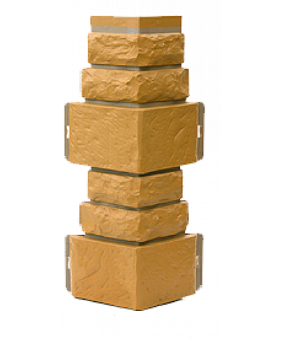 Угол T-Сайдинг-Дикий Камень Бежевый купить в Котласе