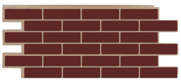 Фасадная панель T-Сайдинг - Кирпич Модерн Коричневый купить в Котласе