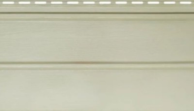 Виниловый сайдинг Альта-брус премиум Ивори