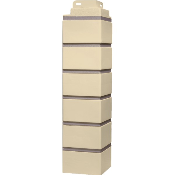 Угол наружный Fineber «Кирпич клинкерный» Желтый купить в Котласе