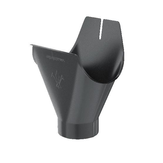 Водосток Aquasistem, система 150/100 - Воронка желоба RAL 7024 Тёмно-серы купить в Котласе