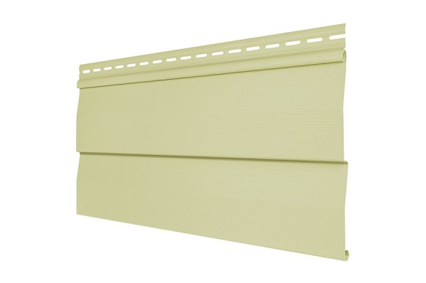 Виниловый сайдинг Tecos - корабельный брус, светло-желтый  купить в Котласе