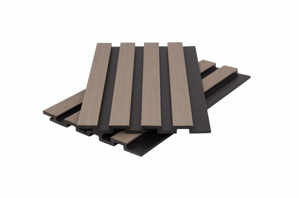 Стеновая панель брусковая двухцветная co-extrusion, snow mix купить в Котласе