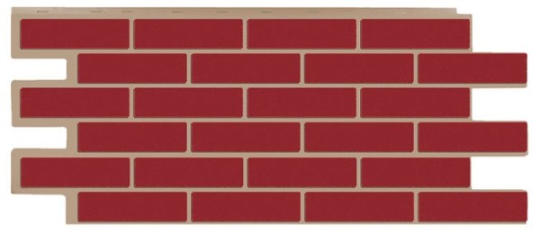 Фасадная панель T-Сайдинг - Кирпич Модерн Красный купить в Котласе