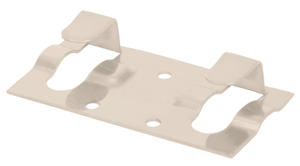 Кляймер стартовый Grinder для монтажа наличника белый купить в Котласе