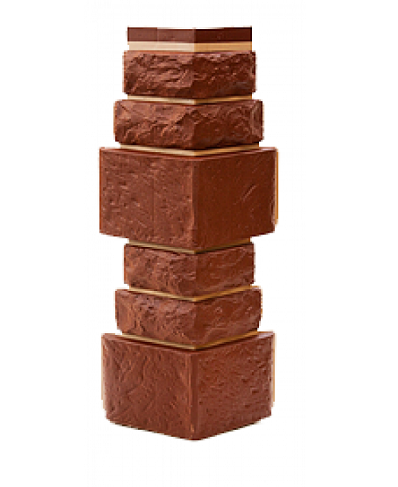 Угол T-Сайдинг-Дикий Камень Коричневый купить в Котласе