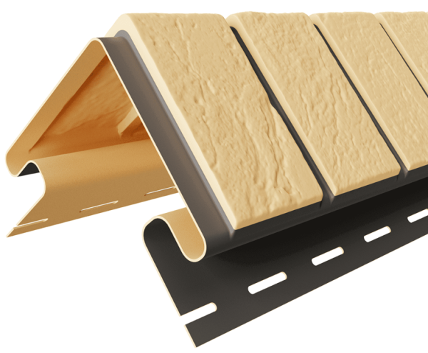 Угол наружный «Кирпич славянка» прокрашенный, Жёлтый купить в Котласе