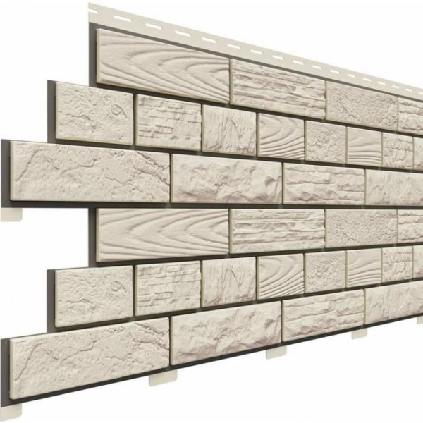 Фасадные панели (Цокольный Сайдинг) Доломит Москва Мраморный купить в Котласе