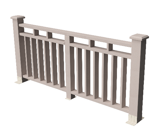 Ограждения декоративное ДПК GRINDERDECO Европа выбеленый дуб купить в Котласе