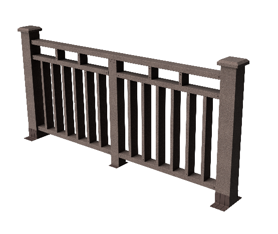 Ограждения декоративное ДПК GRINDERDECO Европа венге купить в Котласе