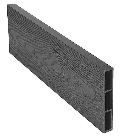Доска для грядок и клумб из ДПК NauticPrime, 25х150х2950 серый купить в Котласе