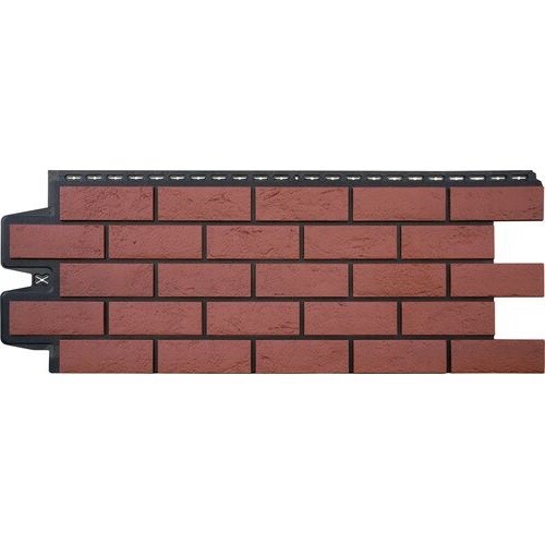 Фасадная панель Grand Line Состаренный кирпич Элит корица (махагон), ШОВ черный купить в Котласе