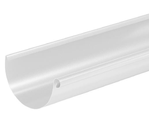 Водосток Aquasistem, система 125x90 - Водосточный желоб 3.00м RAL 9003 Белый купить в Котласе