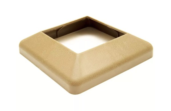 Крышка нижняя ПВХ для столба Deckart 125х125 Орех купить в Котласе