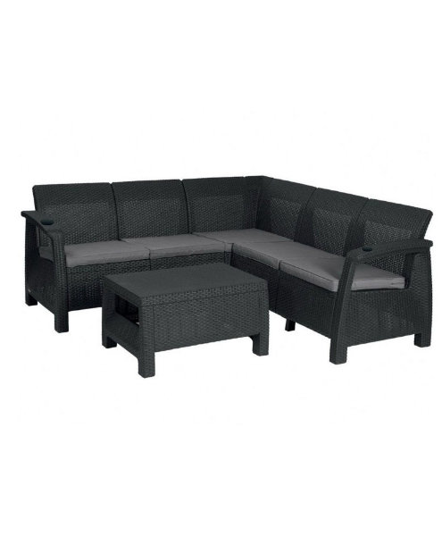 Угловой диван  Yalta Corner Set (столик в комплект не входит) купить в Котласе