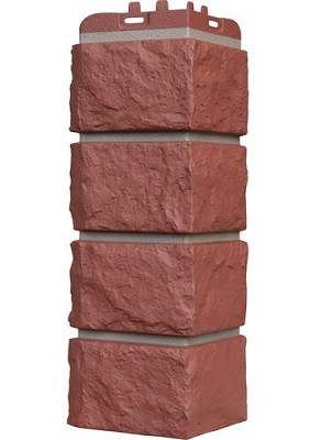 Угол наружный Grand Line Колотый Камень Корица, Шов темно-бежевый купить в Котласе