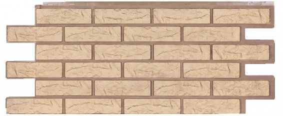 Фасадная панель Техоснастка, Лондон Брик, Желтый купить в Котласе