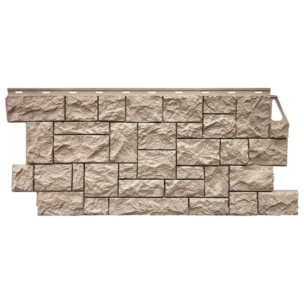 Фасадная панель FineBer, Камень Дикий, Песочный купить в Котласе