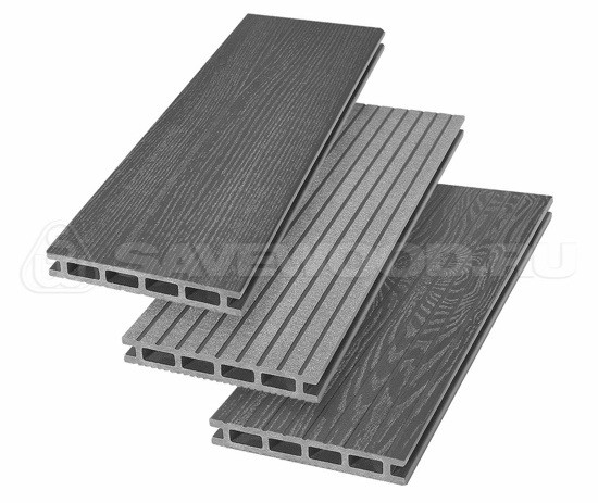 Террасная доска из ДПК SW Carpinus (R) — двухсторонняя графит купить в Котласе
